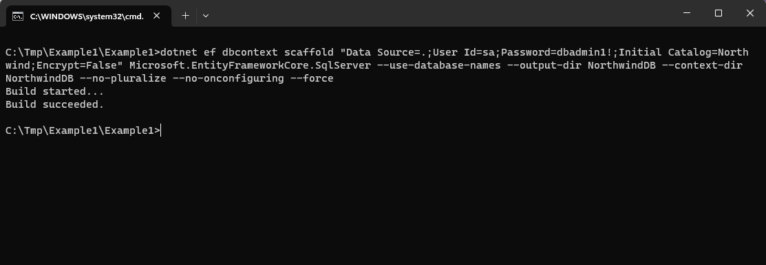 Entity Framework 7 – Database First – Using CLI - Mark Pelf - Blog