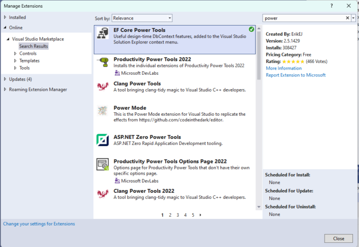 Entity Framework 7 – Database First – Using EFCorePowerTools - Mark ...